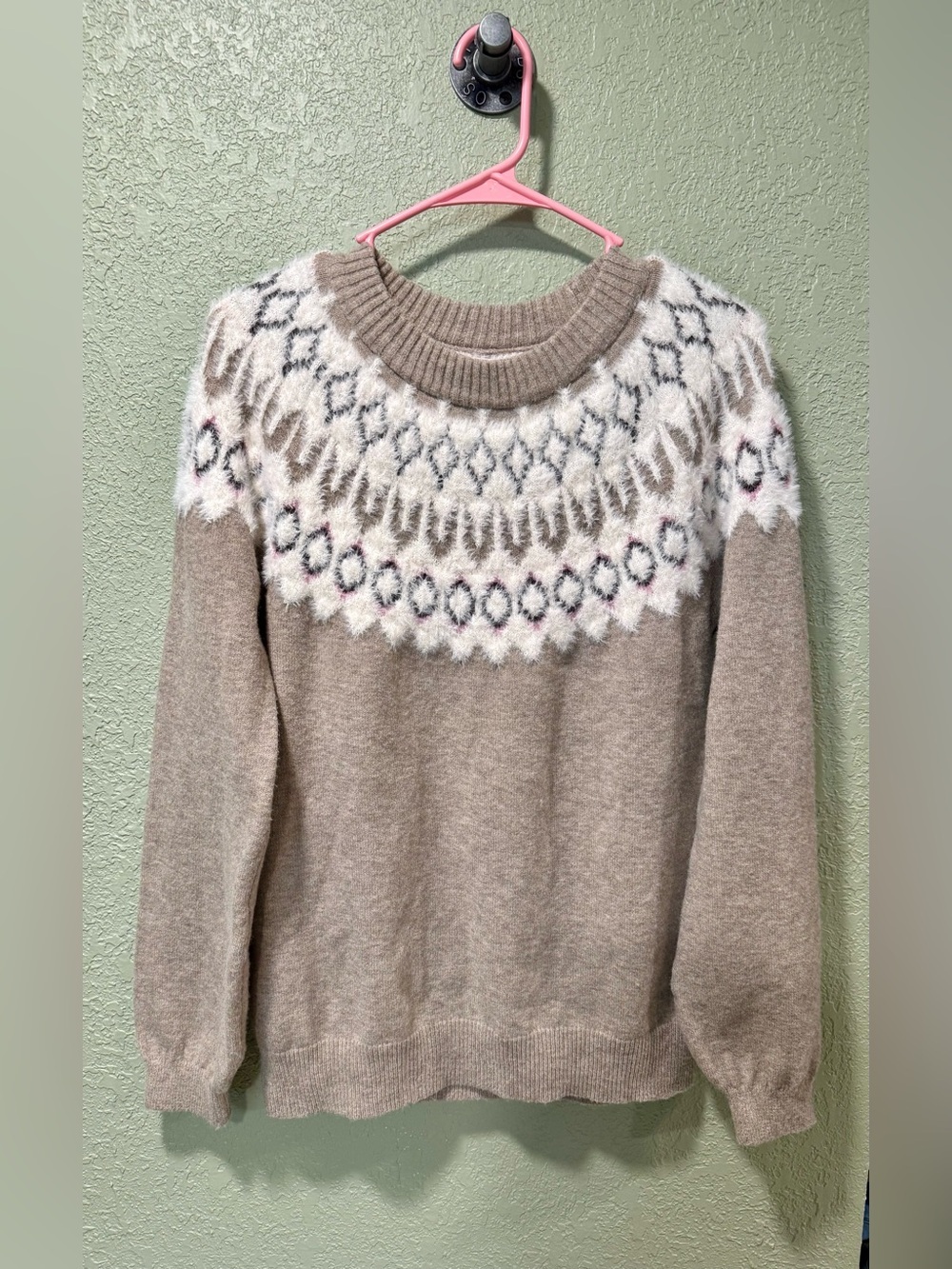 Maurices Fair Isle Crew Neck Sweater NWT Small